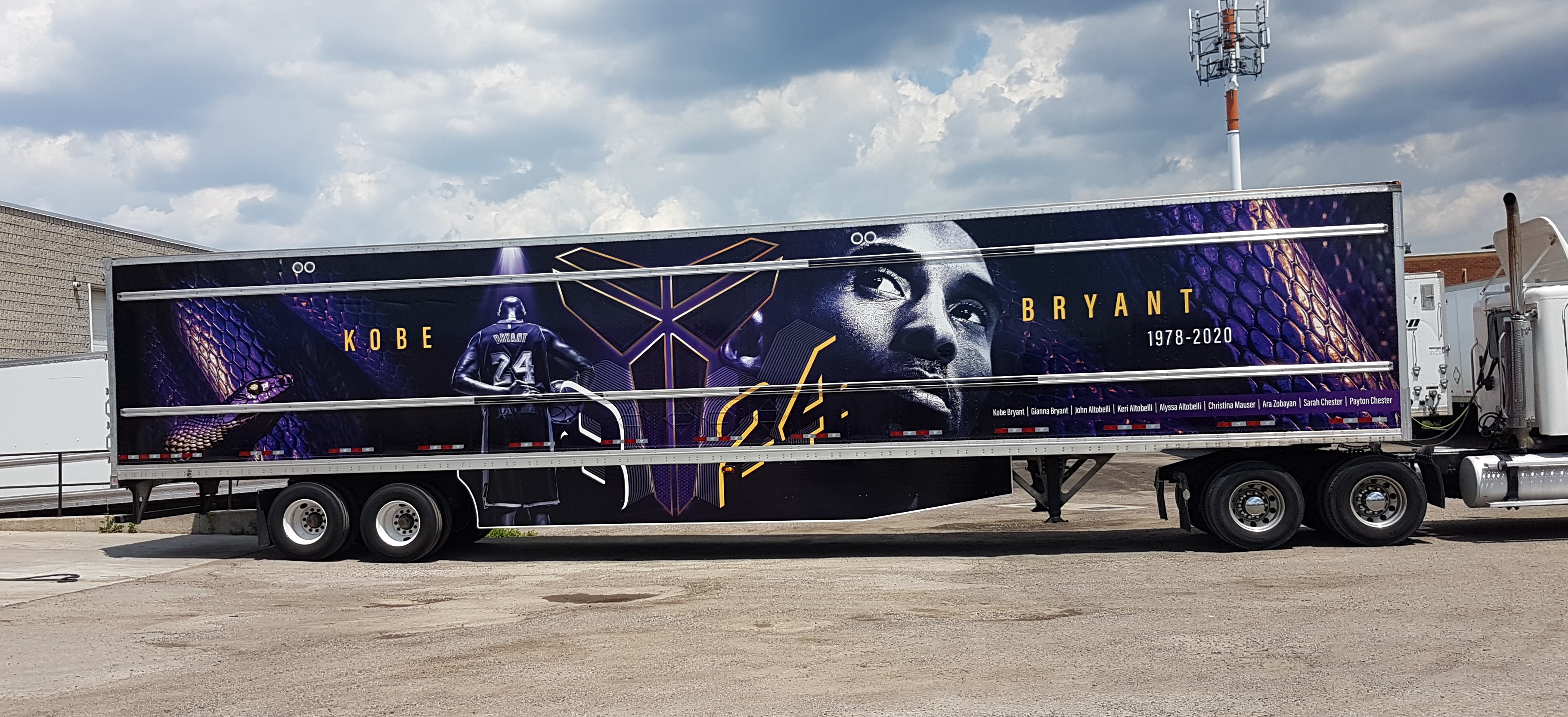 Gianna & Kobe Bryant Tribute Wrap